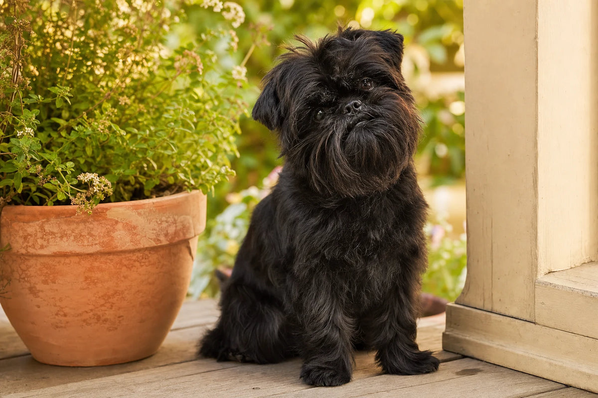 A healthy Affenpinscher