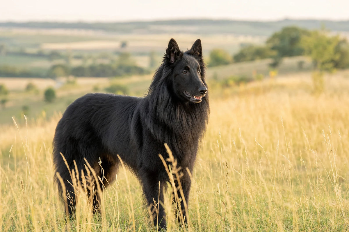 A healthy Belgian Sheepdog (Groenendael)