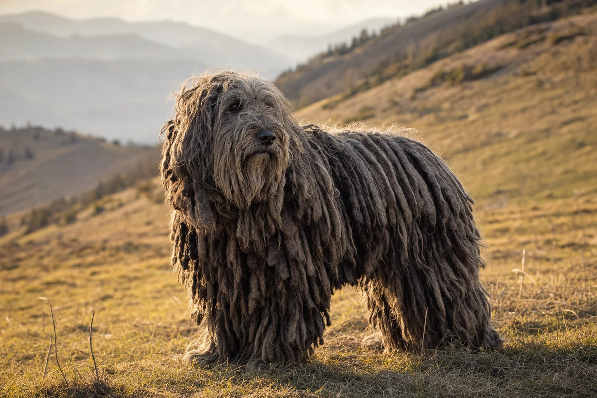 A healthy Bergamasco