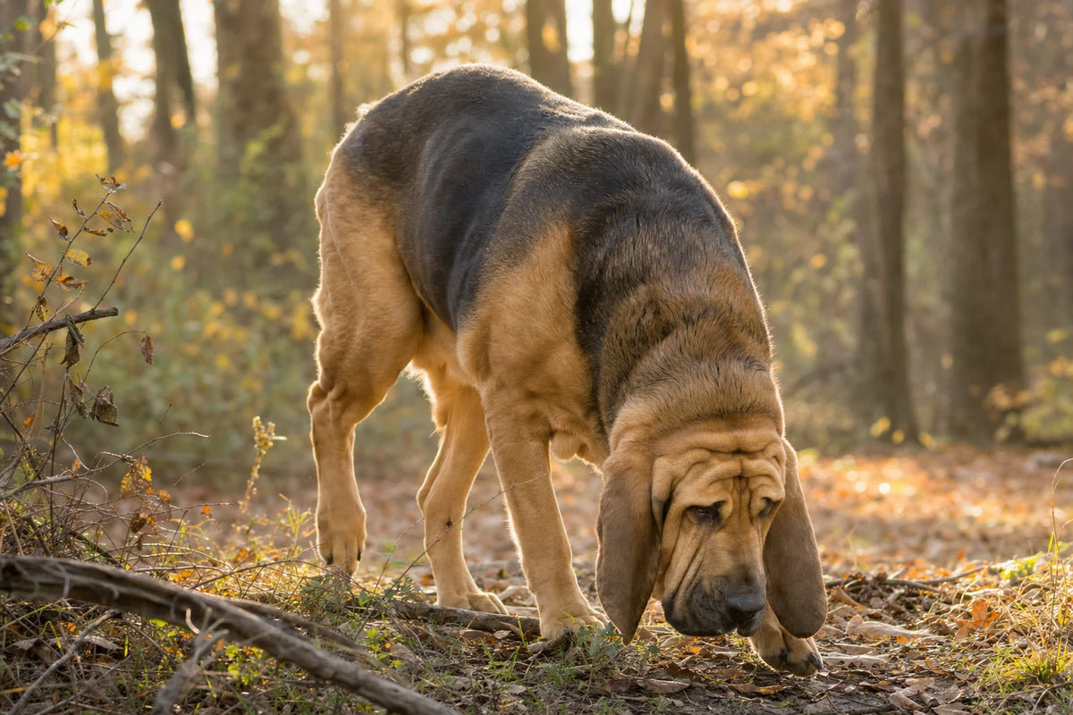 A healthy Bloodhound