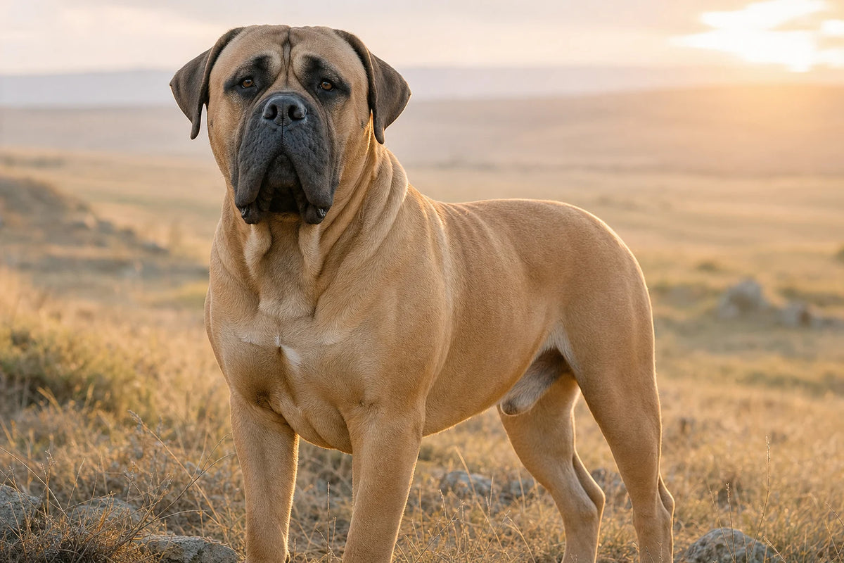 A healthy Boerboel (South African Mastiff)