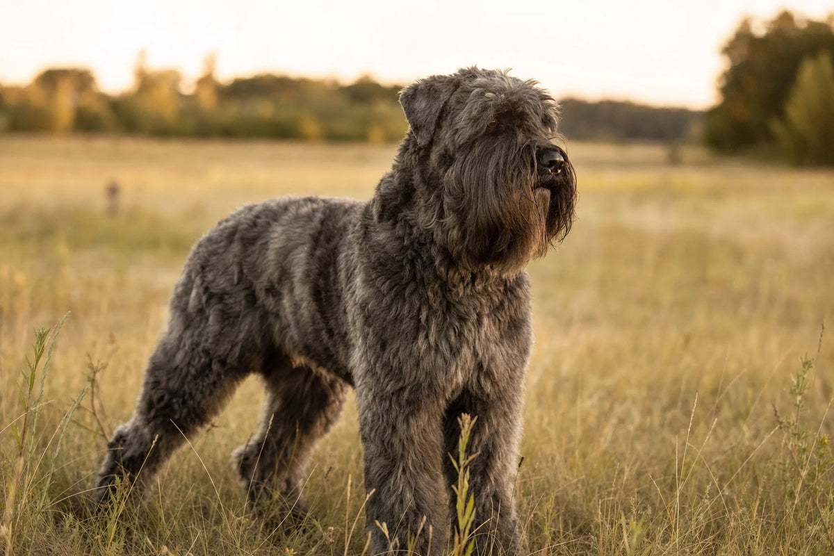 A healthy Bouvier des Flandres