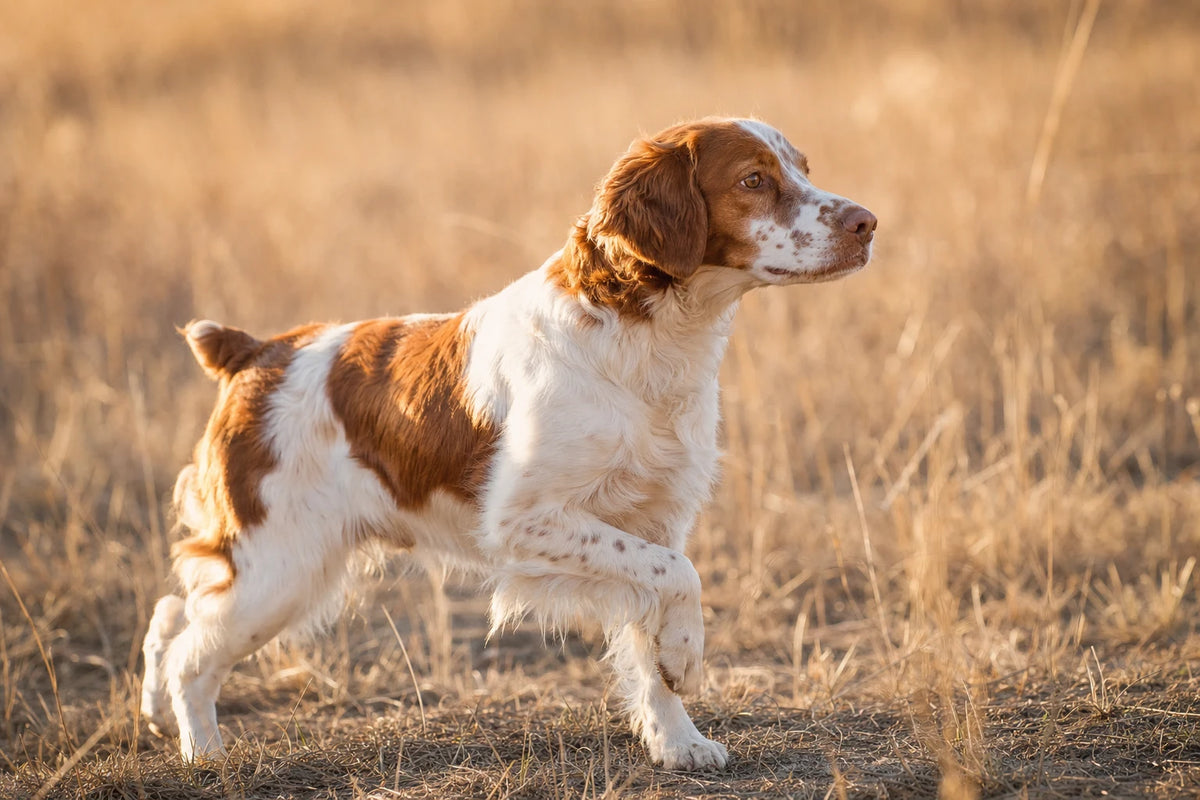 A healthy Brittany (Brittany Spaniel)