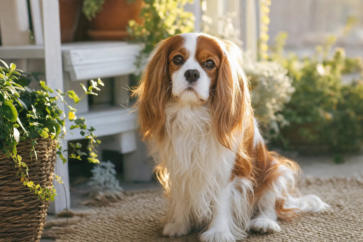 A healthy Cavalier King Charles Spaniel