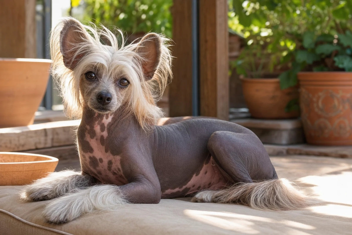 A healthy Chinese Crested