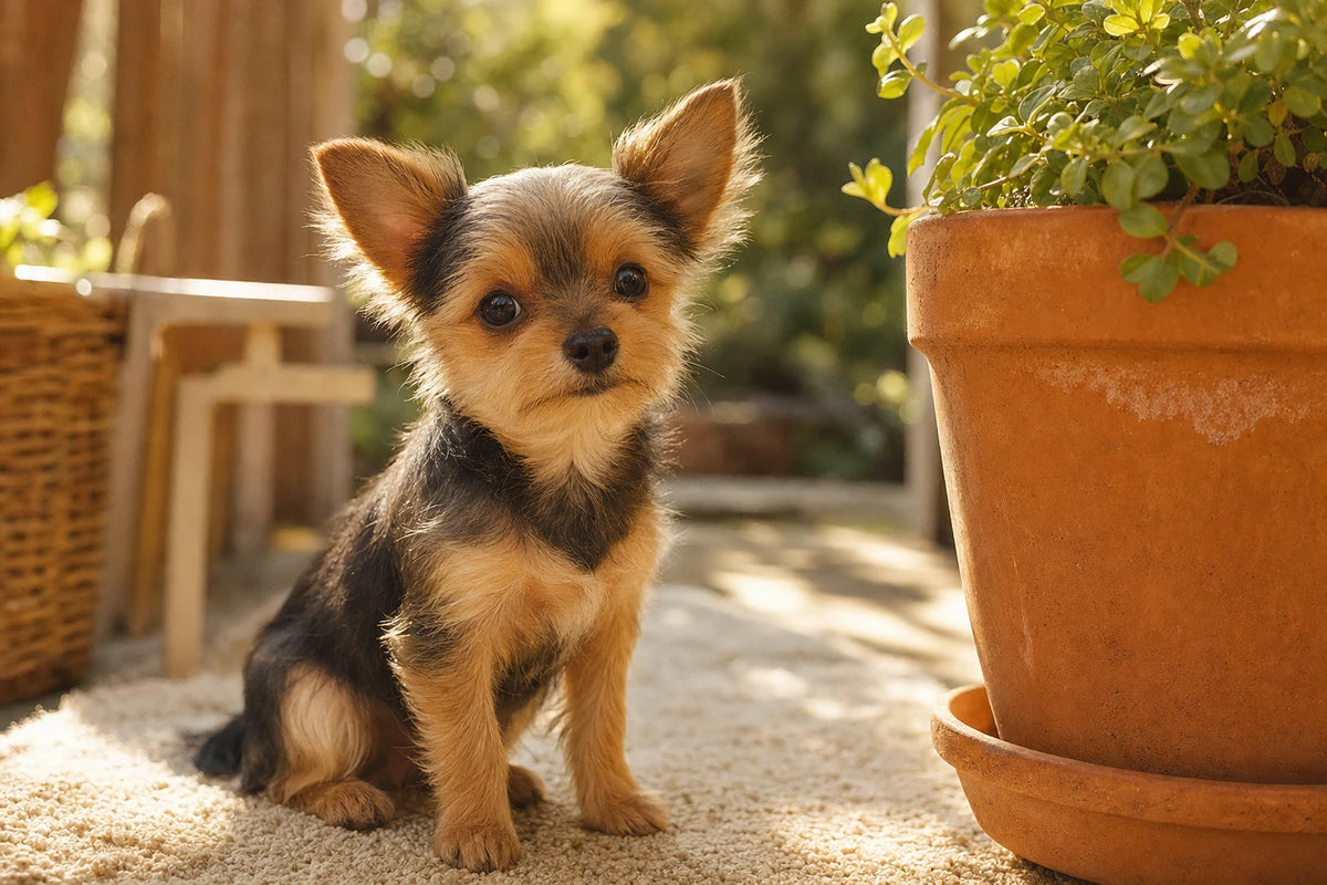 A healthy Chorkie
