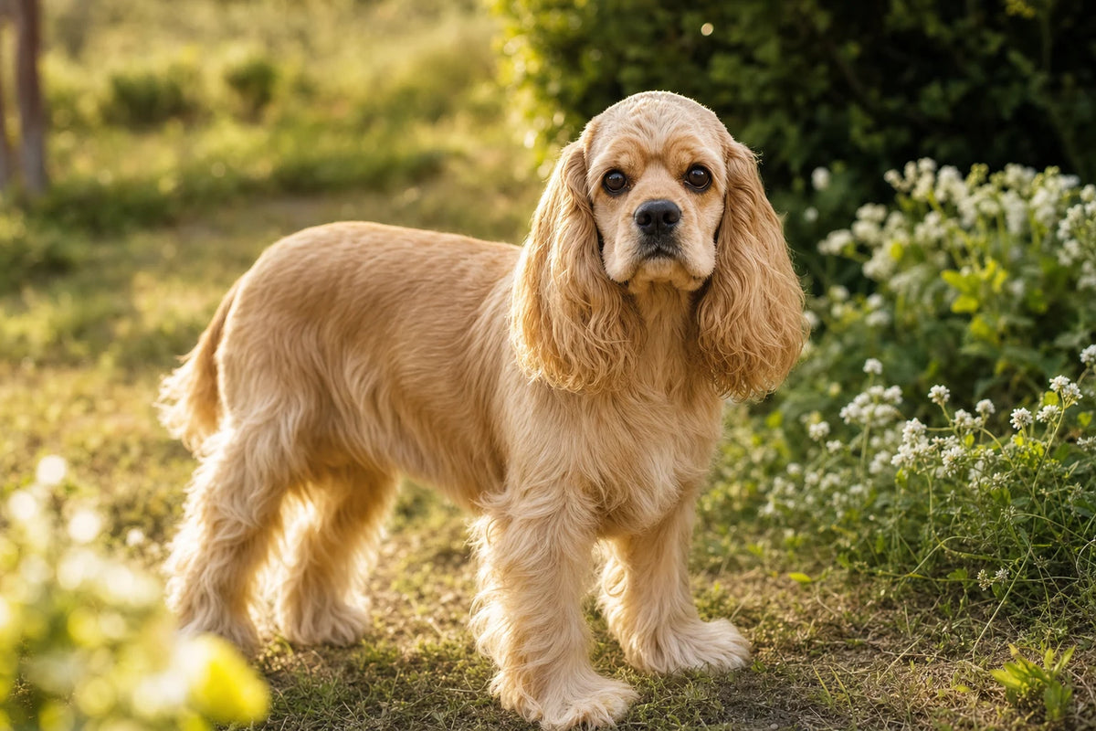 A healthy Cocker Spaniel