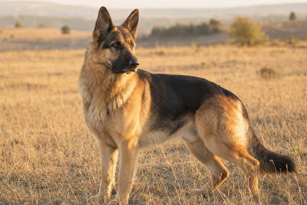 A healthy German Shepherd