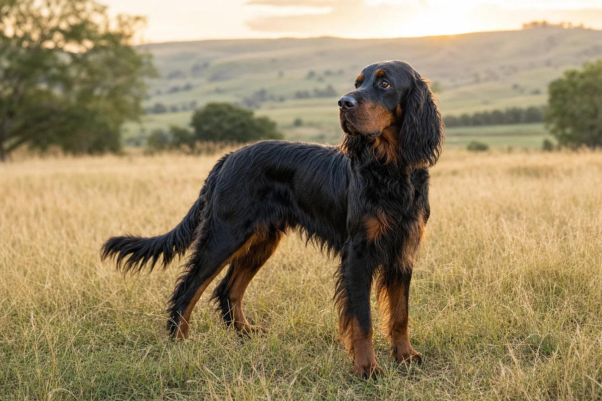 A healthy Gordon Setter