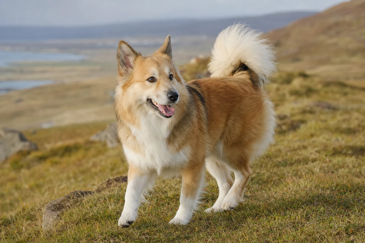 A healthy Icelandic Sheepdog