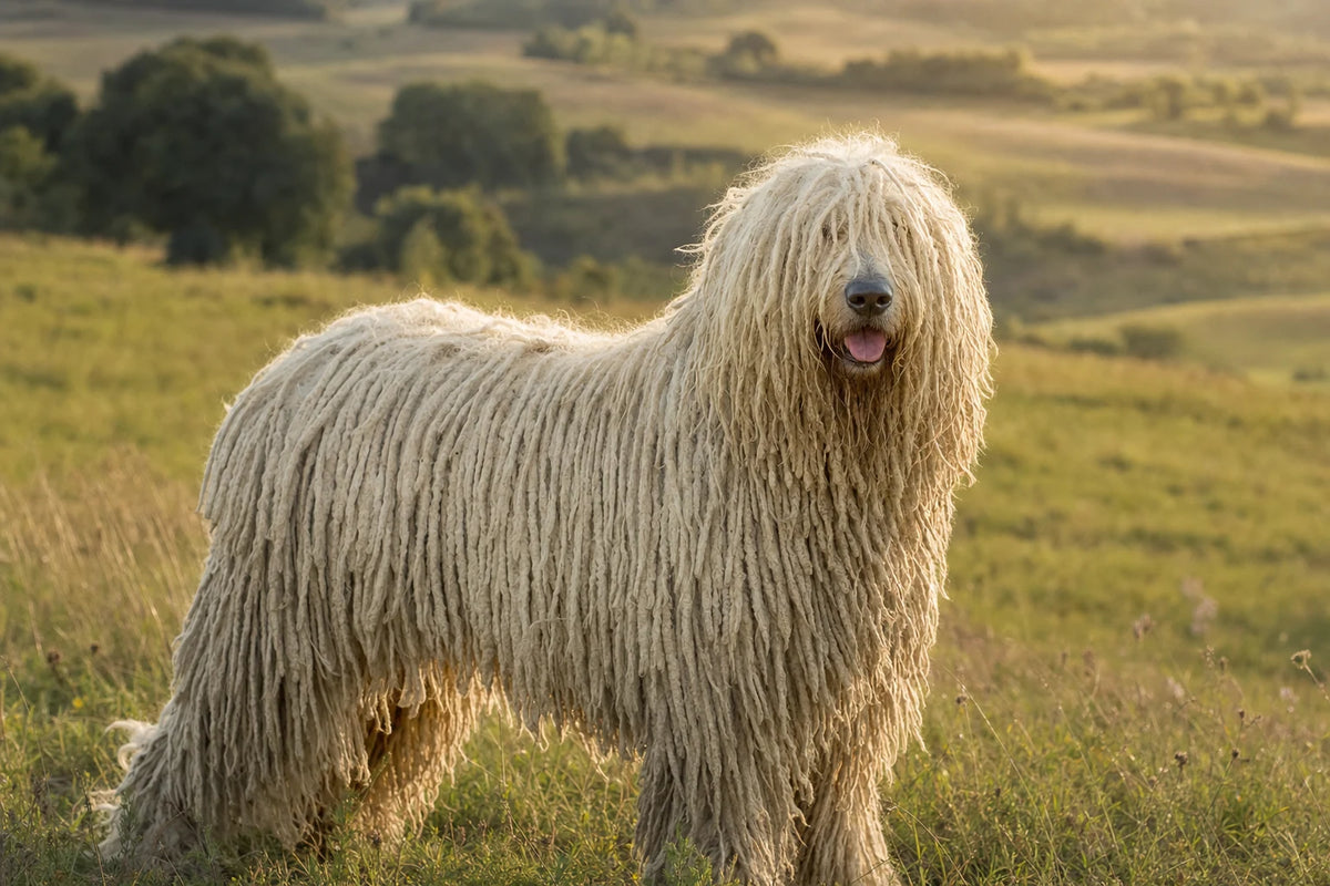 A healthy Komondor