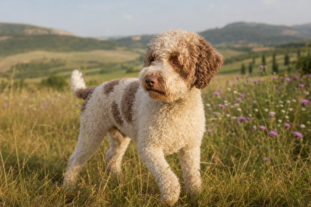 A healthy Lagotto Romagnolo