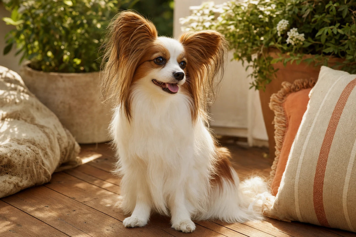 A healthy Papillon