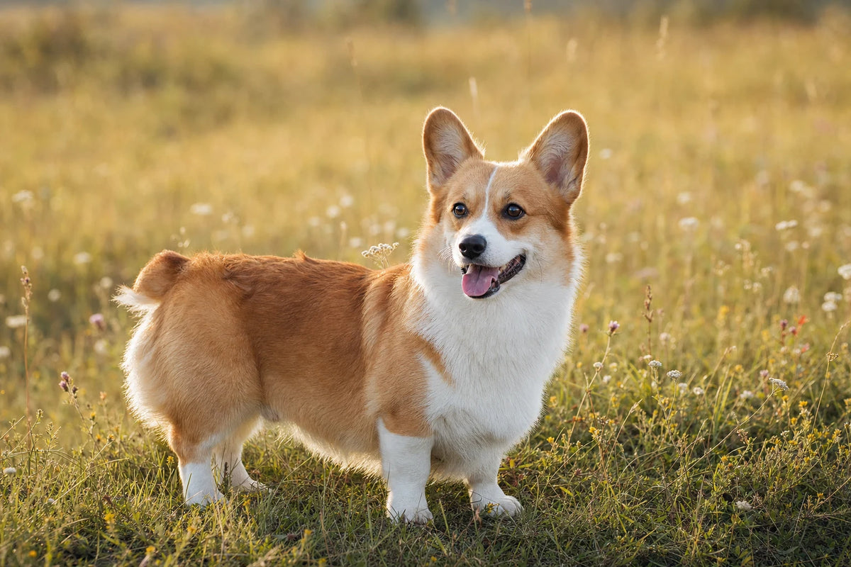 A healthy Pembroke Welsh Corgi