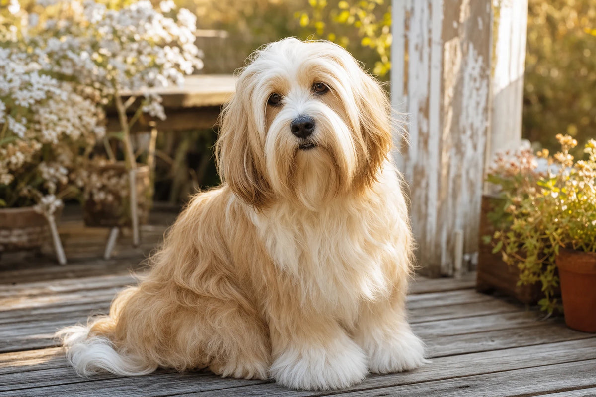 A healthy Tibetan Terrier