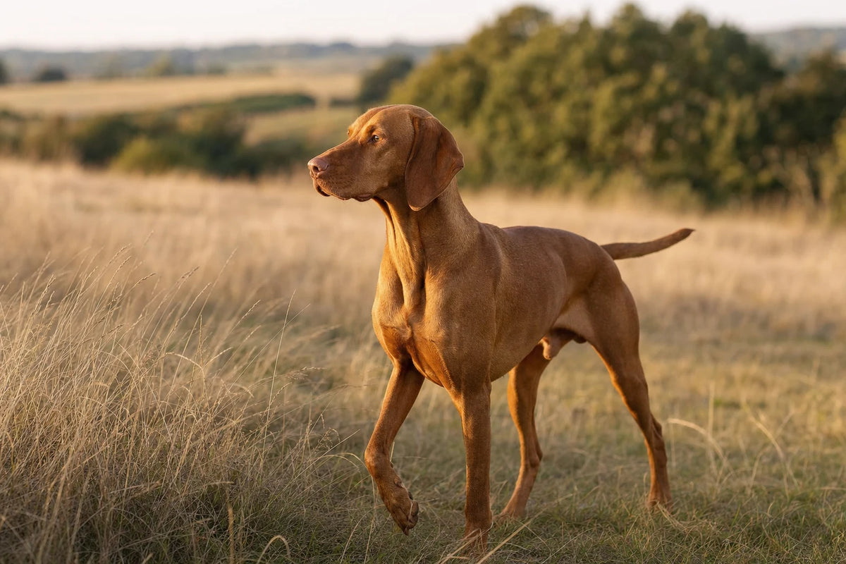 A healthy Vizsla