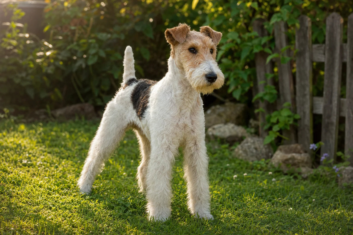 A healthy Wire Fox Terrier
