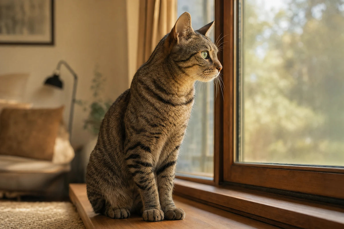 A healthy Outdoor Cats cat