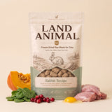 Land Animal Rabbit Recipe with raw ingredients