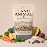 Land Animal Wild-Caught Cod Recipe with raw ingredients