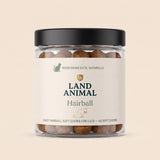 Land Animal Hairball for Cats clear supplement jar for cats