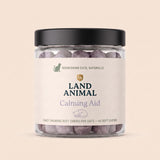 Land Animal Calming Aid for Cats clear supplement jar for cats