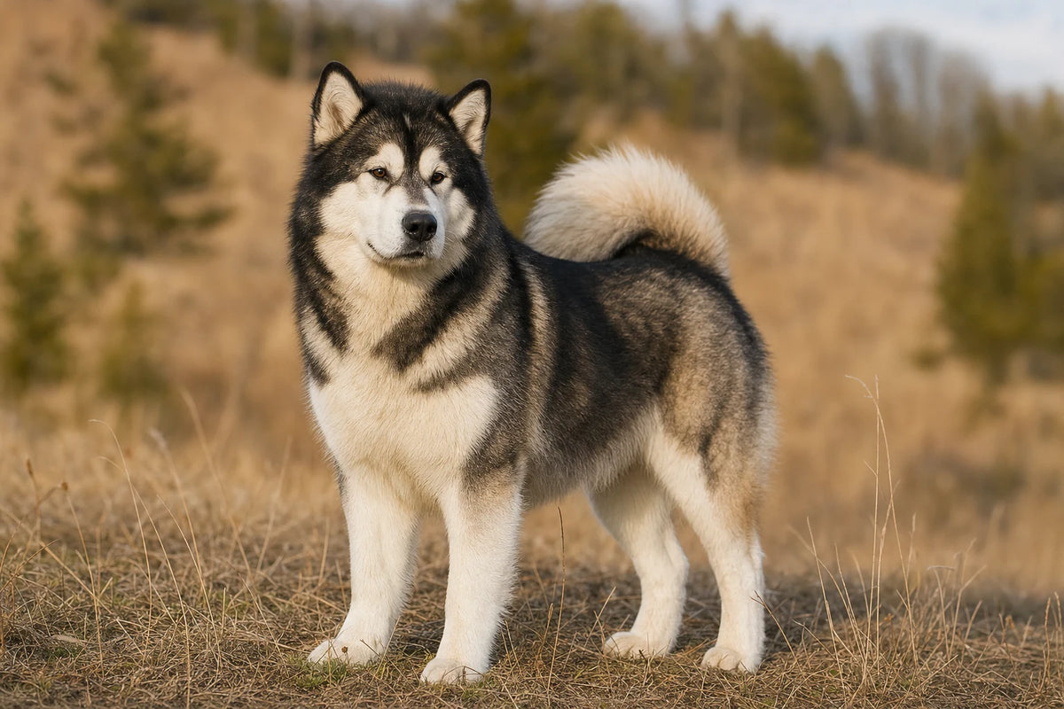 A healthy Alaskan Malamute