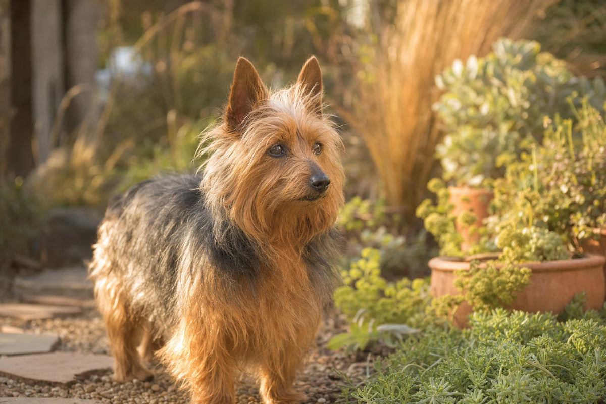 A healthy Australian Terrier