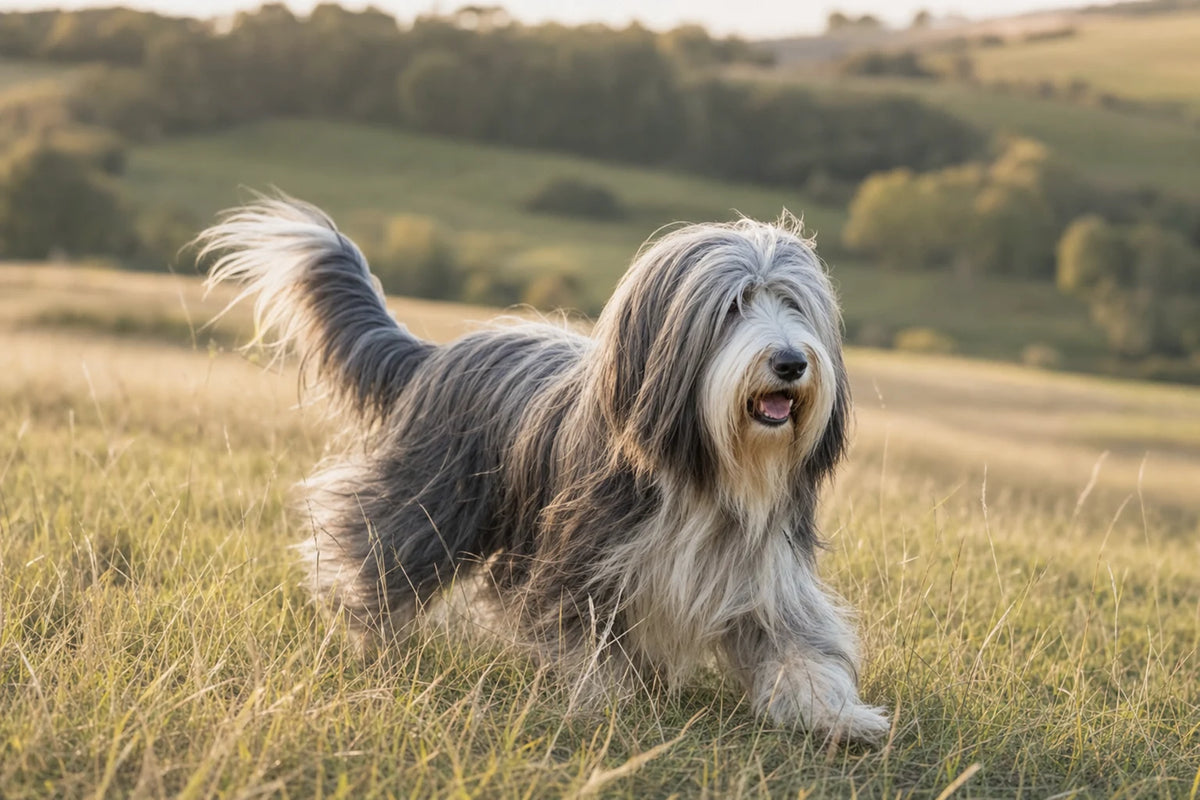 A healthy Bearded Collie