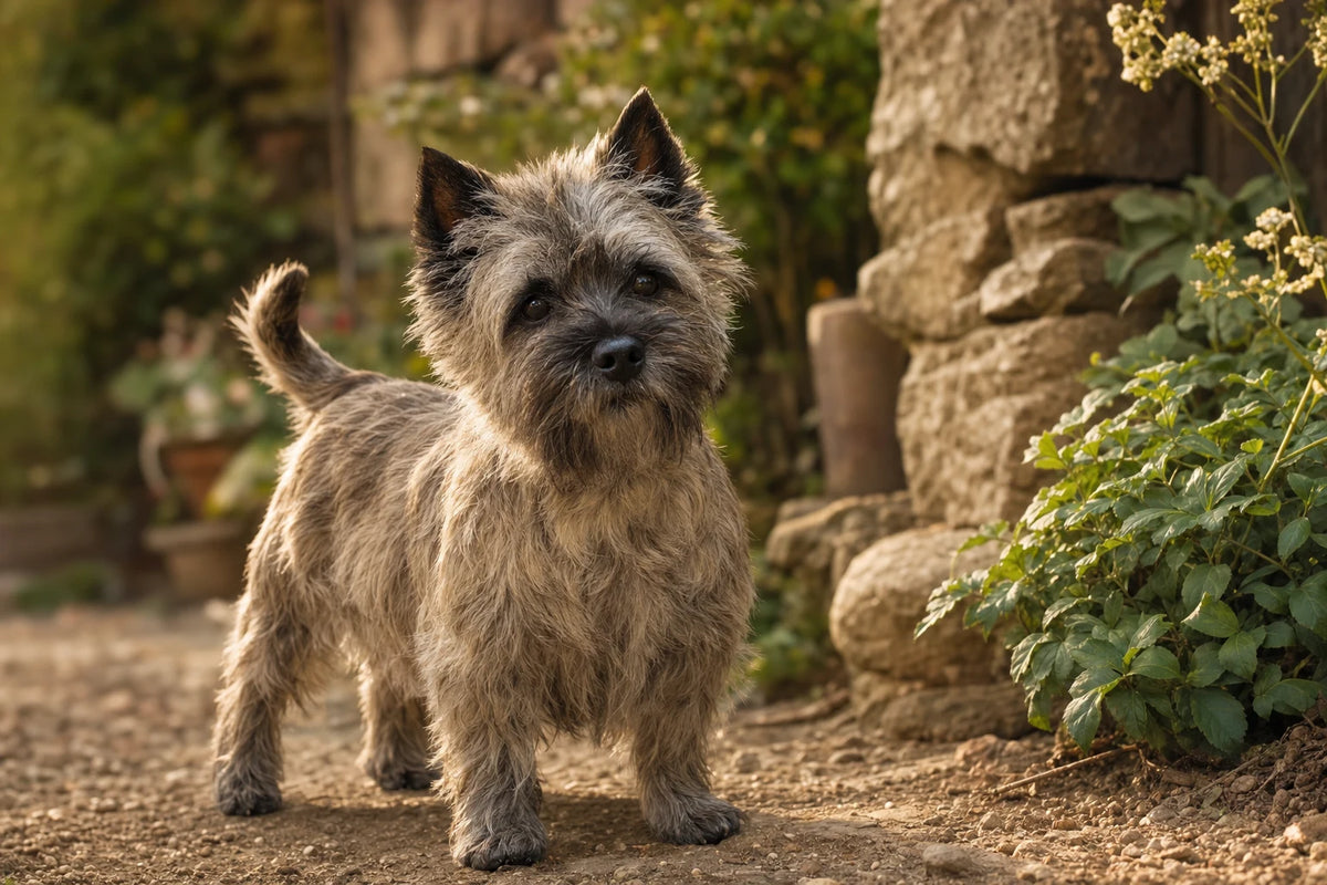 A healthy Cairn Terrier