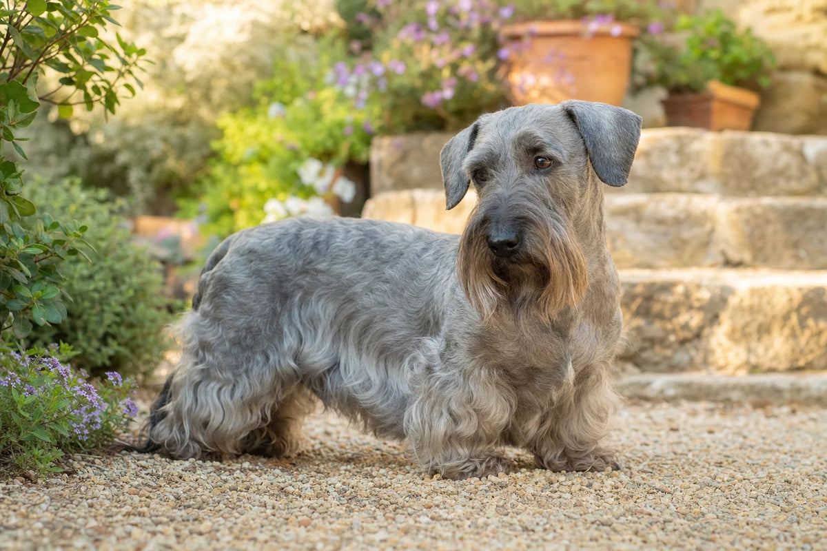 A healthy Cesky Terrier