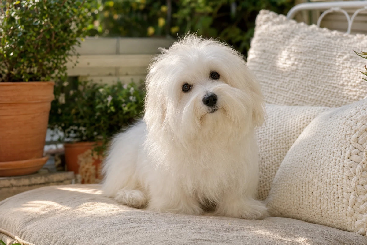 A healthy Coton de Tulear