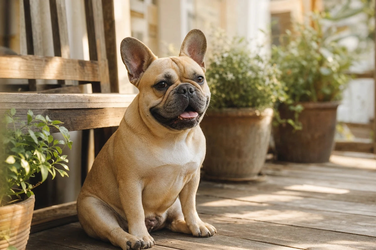 A healthy French Bulldog
