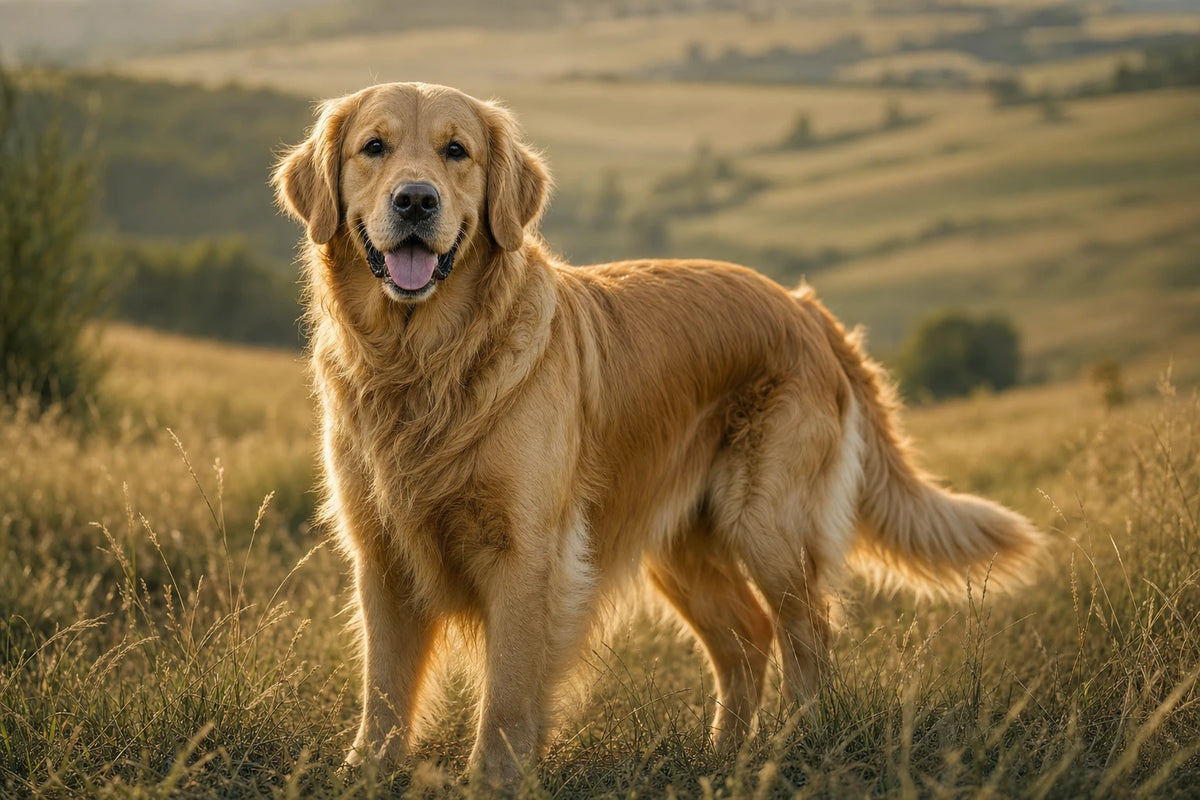 A healthy Golden Retriever