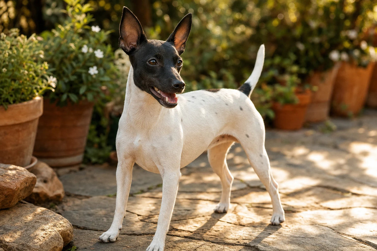 A healthy Japanese Terrier