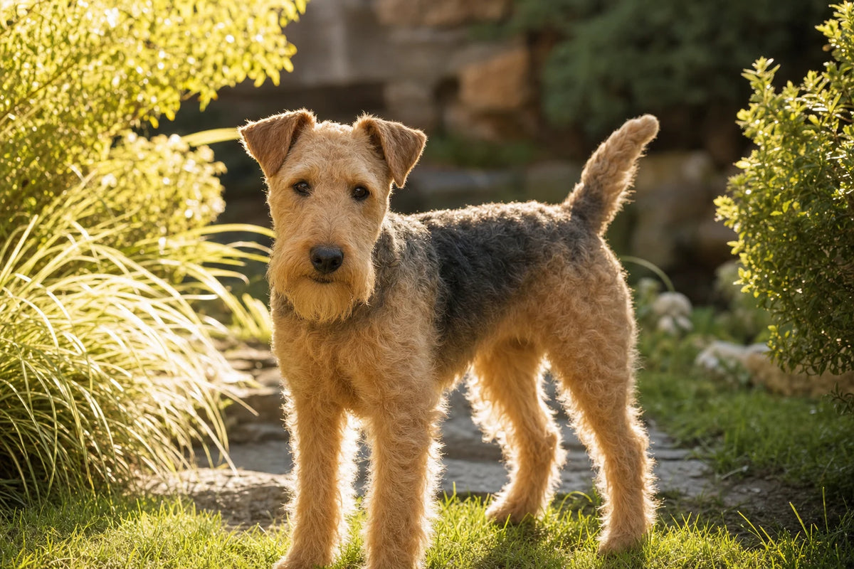 A healthy Lakeland Terrier