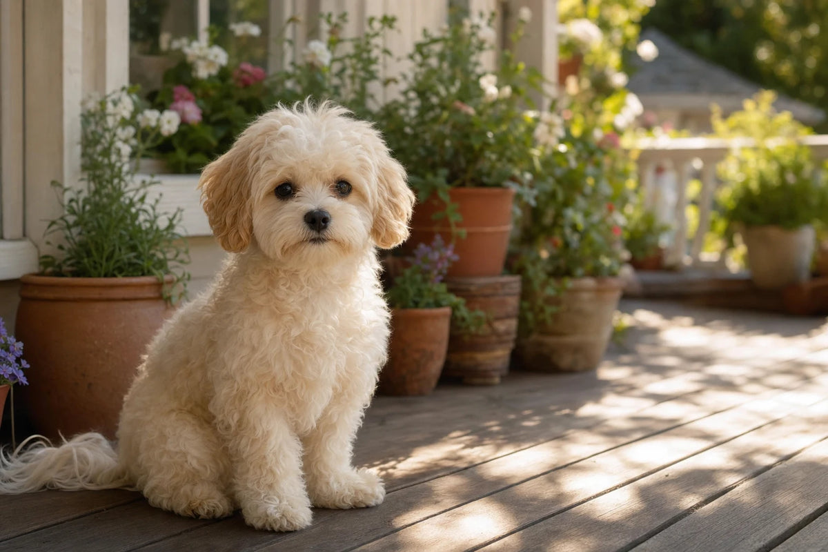 A healthy Maltipoo