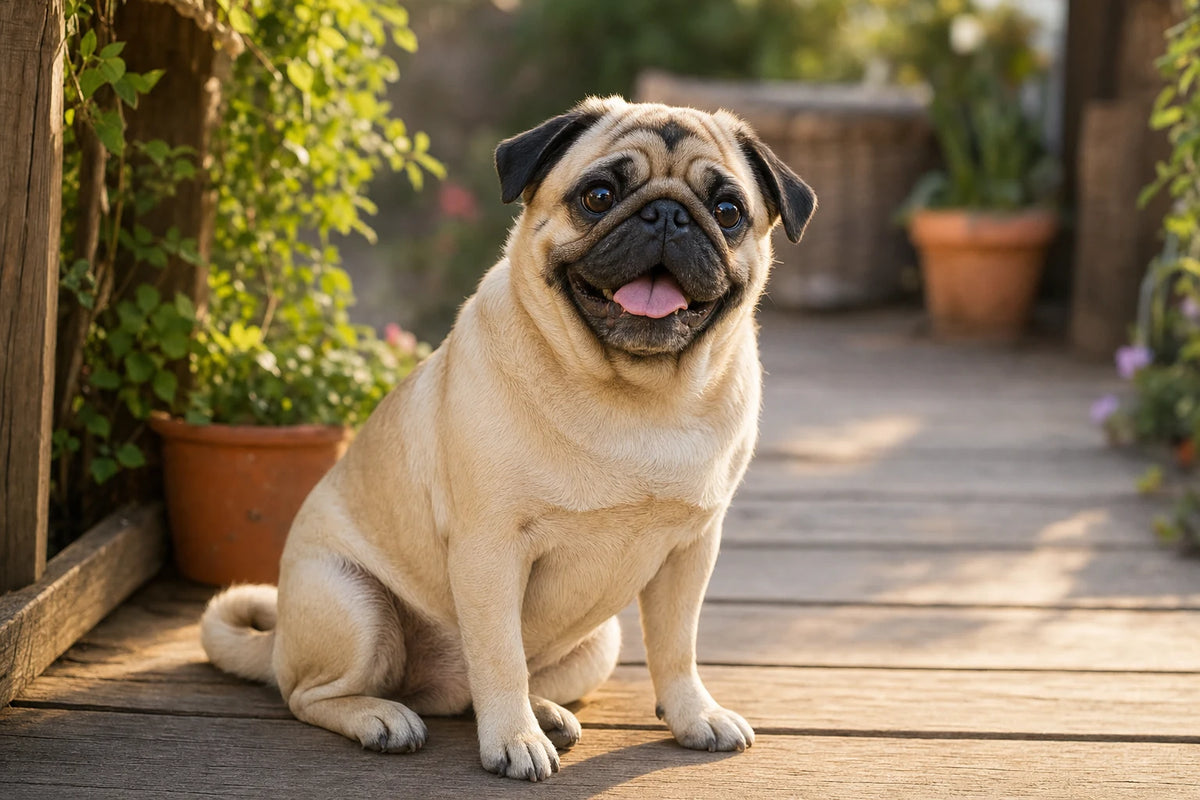 A healthy Pug