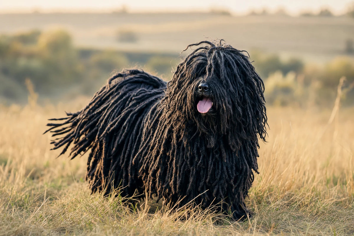 A healthy Puli