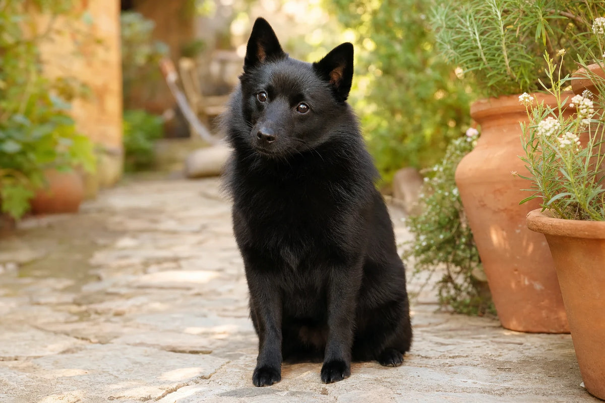 A healthy Schipperke