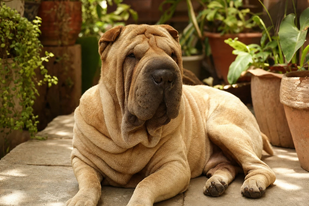 A healthy Shar-Pei