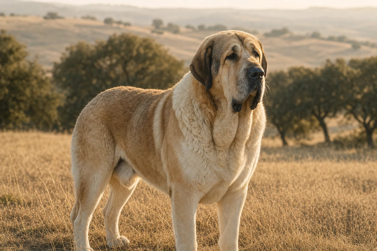A healthy Spanish Mastiff