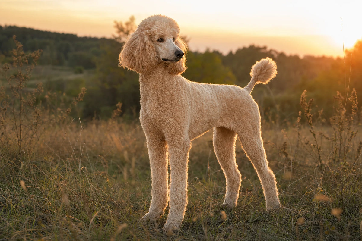 A healthy Standard Poodle