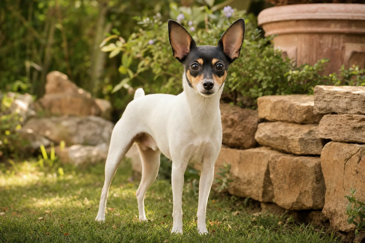 A healthy Toy Fox Terrier
